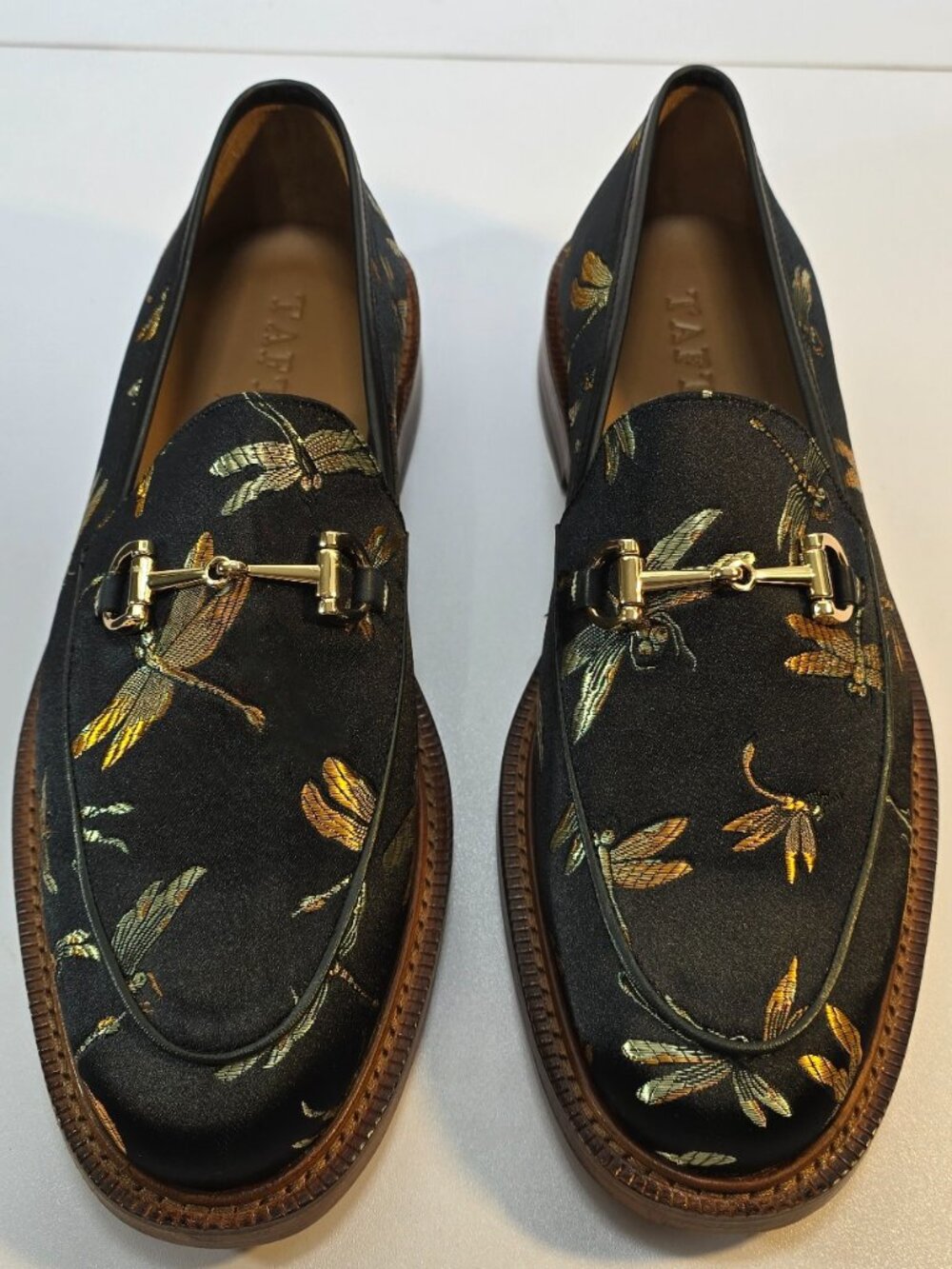 NEW TAFT Fitz Black Dragonfly Loafers – Men's 10
